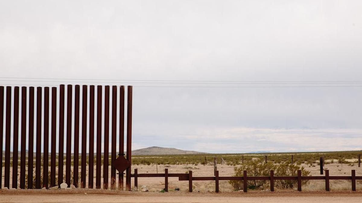 A portion of the border fence near the port of entry in Columbus, N.M., Jan. 8, 2019. Each of the nine House members whose districts touch the border opposes a wall.
