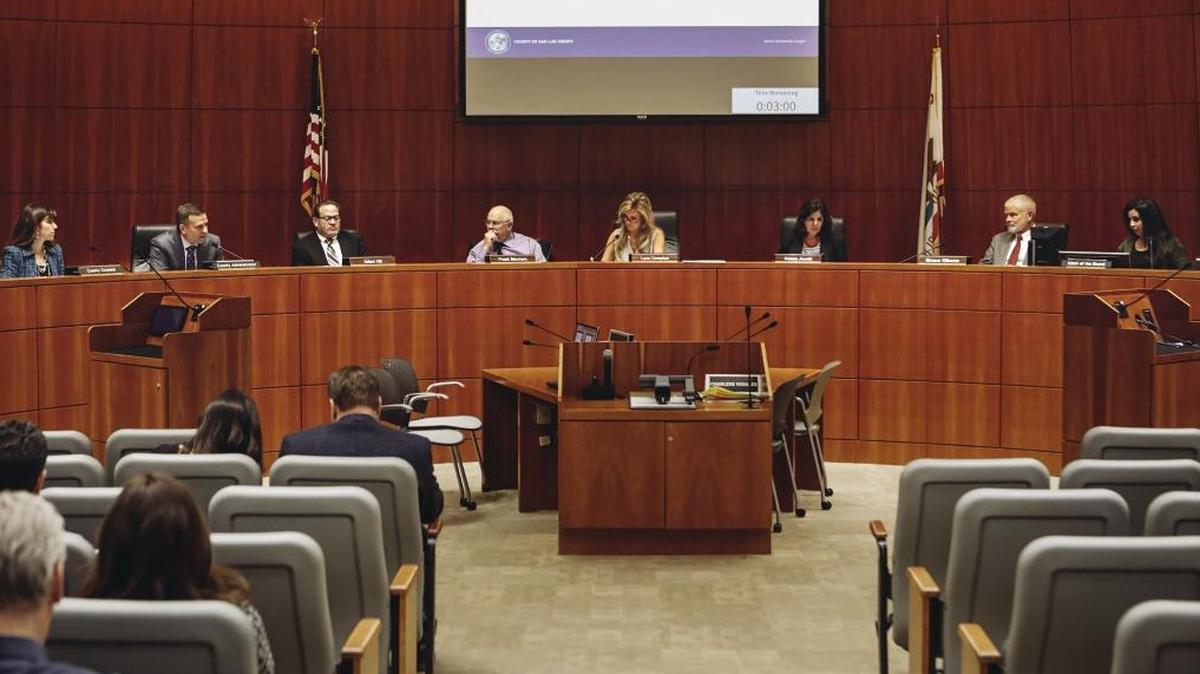 The San Luis Obispo County Board of Supervisors