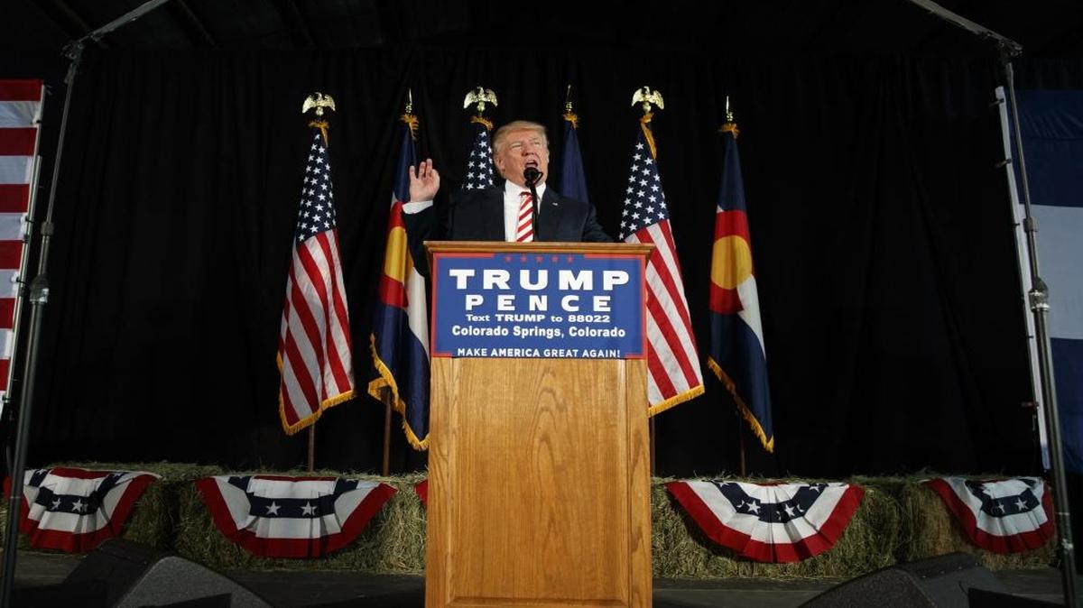 Republican presidential candidate Donald Trump.