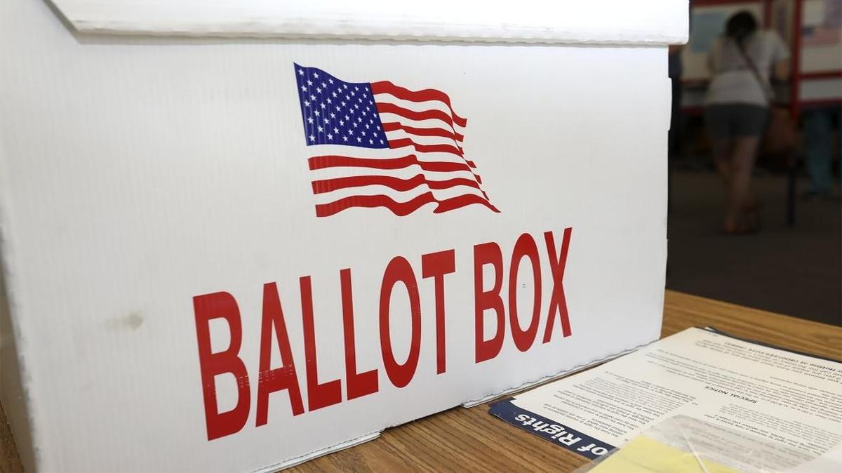 A ballot box