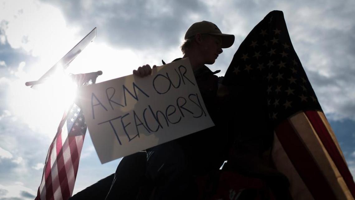 Protests and counterprotests regarding gun violence and arming teachers took place at Hillcrest High School in Idaho Falls in 2018 after the Parkland, Florida, school shooting.