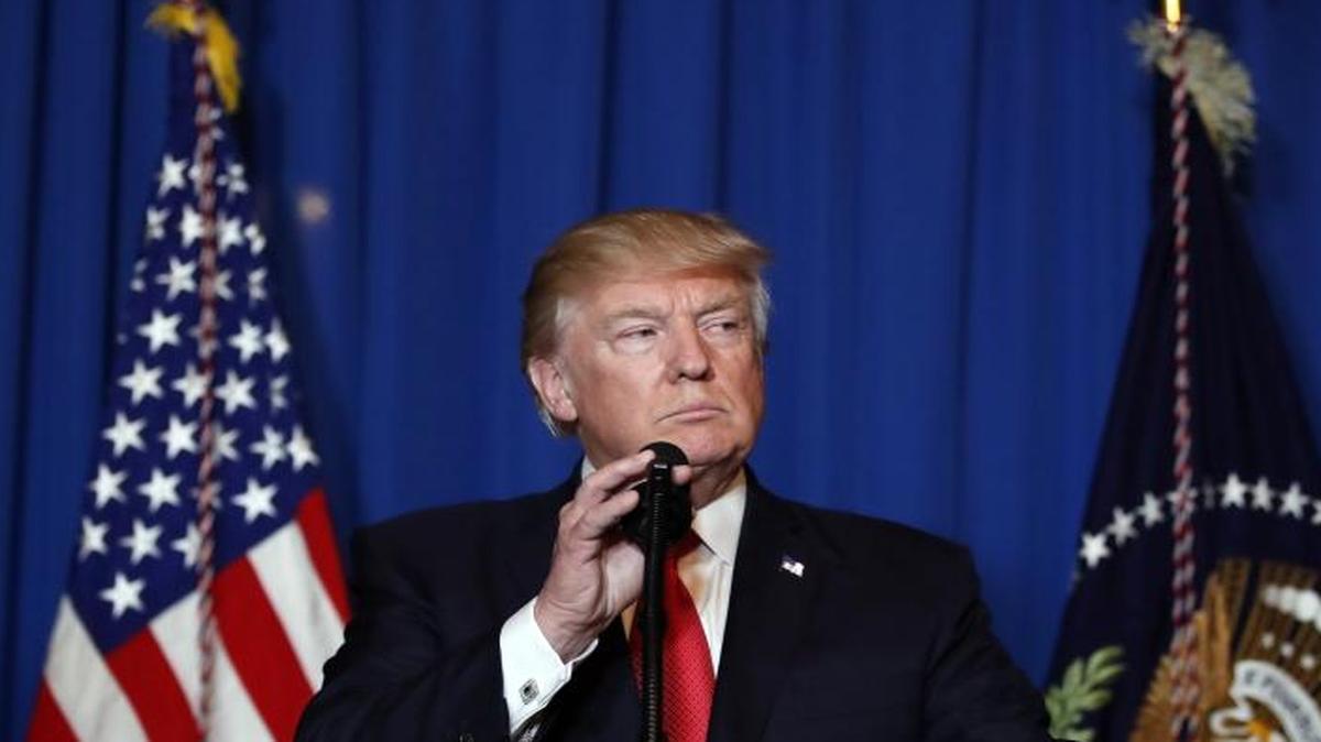Donald Trump on April 6, 2017.