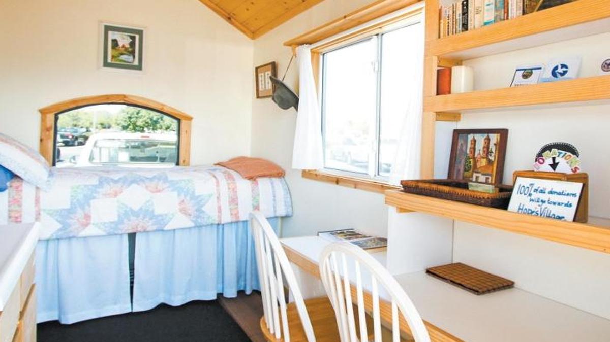 Hope’s Village of SLO is working towards a goal of building a village of tiny homes like these to provide permanent homes for homeless people.