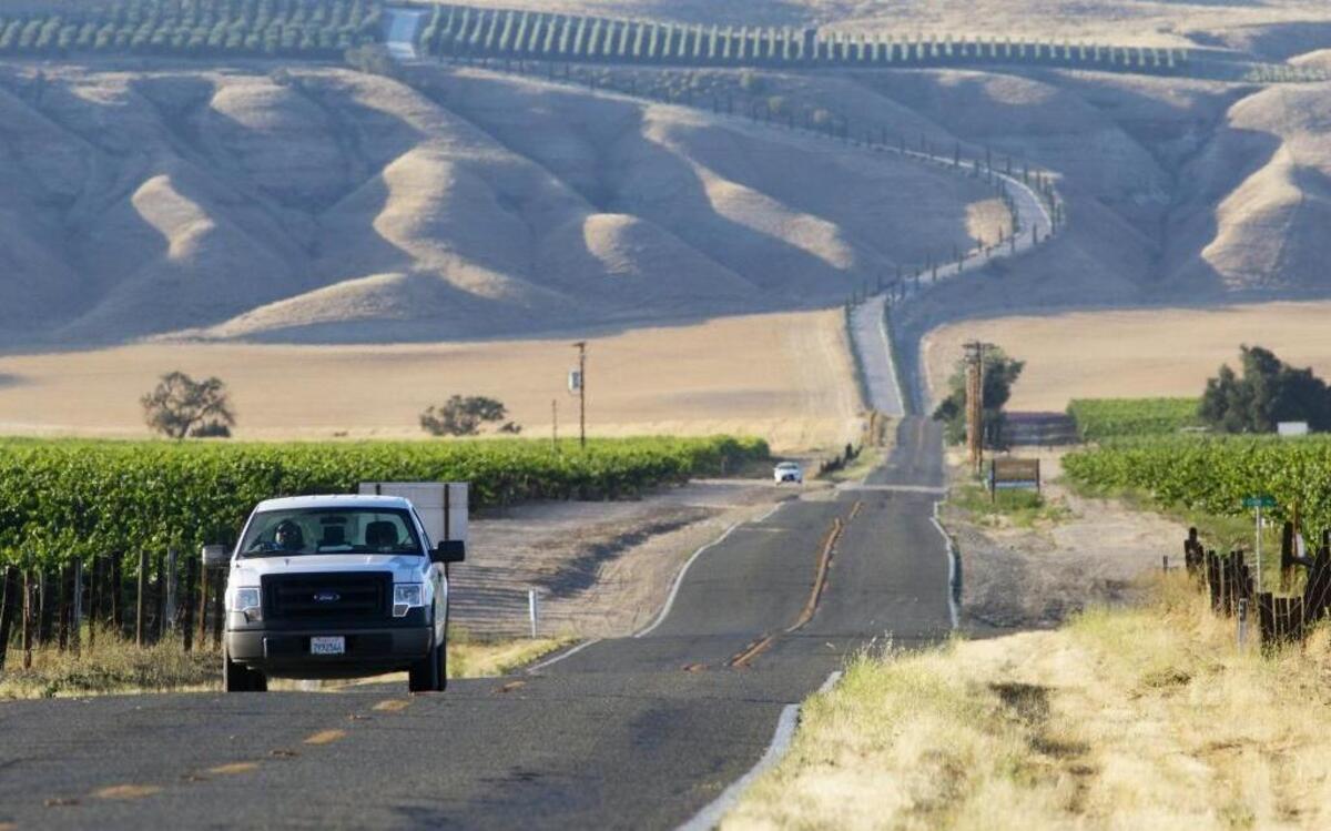 Highway 41 south of Shandon.