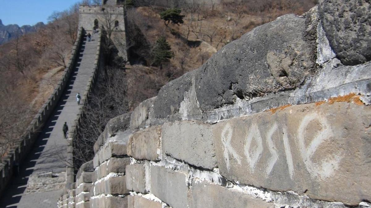The Great Wall of China is one of numerous barriers erected over the centuries