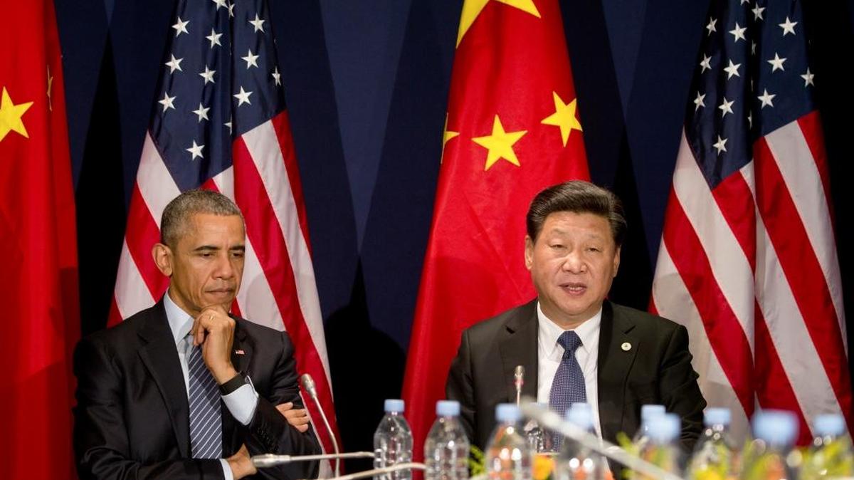 President Barack Obama during a bilateral meeting with Chinese President Xi Jinping at the United Nations conference on climate change in Paris on Nov. 30, 2015.