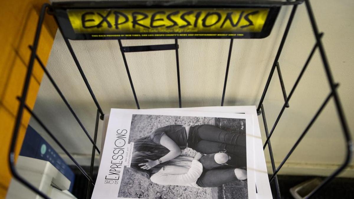 The students of San Luis Obispo High School put out a May edition of the student paper, Expressions, focusing on LGBTQ issues that included a letter to the editor by a teacher at the school, Michael Stack.