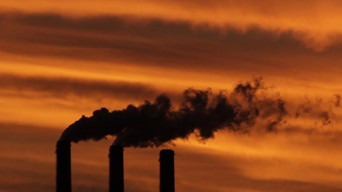 In this Dec. 2, 2012 file photo, smoke billows from smokestacks near Emmett, Kansas.
