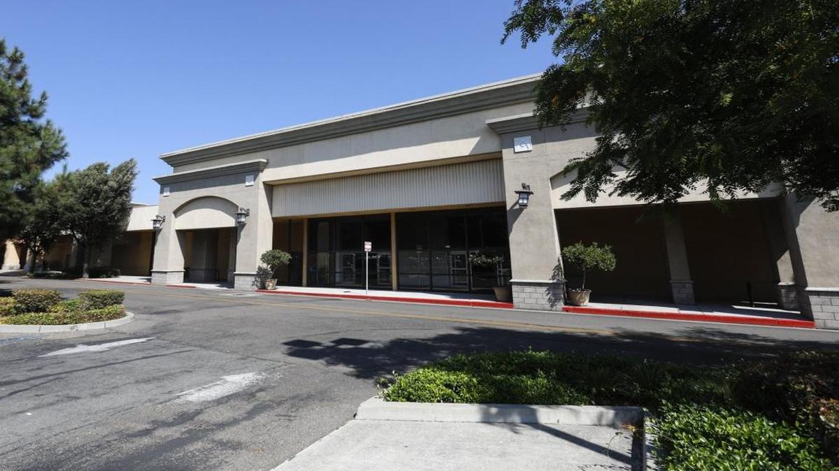 The former Sears location in Madonna Plaza.