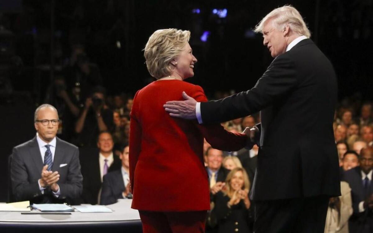 Democratic presidential nominee Hillary Clinton and Republican presidential nominee Donald Trump.