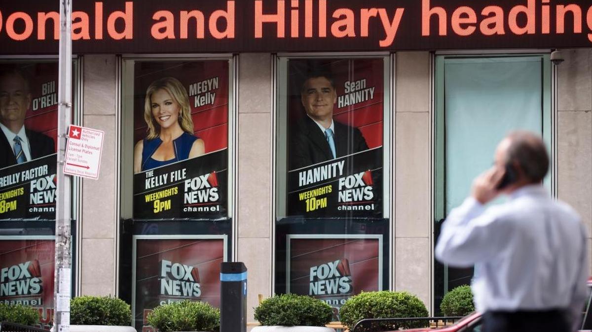 The headquarters of News Corp. and Fox News in New York on Sept. 6.