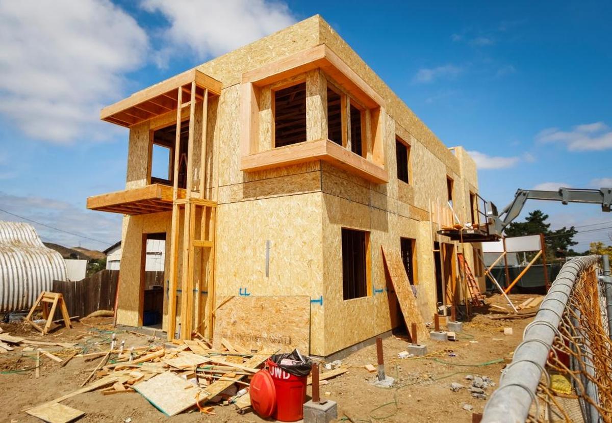 Low inventory is contributing to higher housing prices in San Luis Obispo County. This file photo shows the Housing Authority’s 20-unit housing development on Humbert Avenue in San Luis Obispo in 2018. Ten of those units were dedicated for homeless vets with the rest for affordable housing.