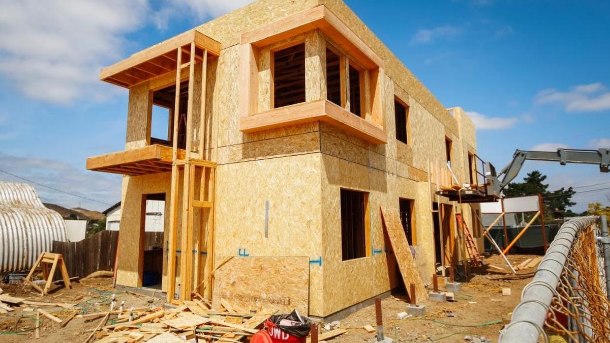 Low inventory is contributing to higher housing prices in San Luis Obispo County. This file photo shows the Housing Authority’s 20-unit housing development on Humbert Avenue in San Luis Obispo in 2018. Ten of those units were dedicated for homeless vets with the rest for affordable housing.