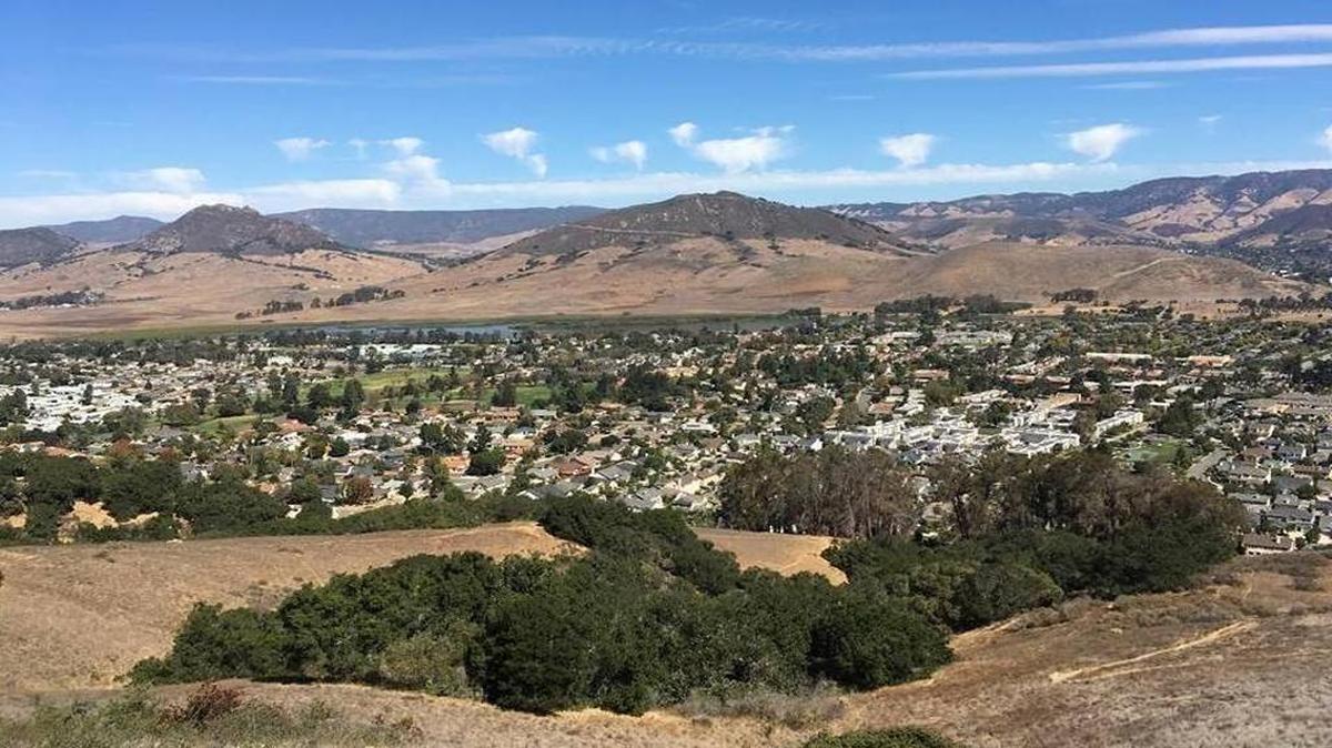 View of San Luis Obispo from Irish Hills.