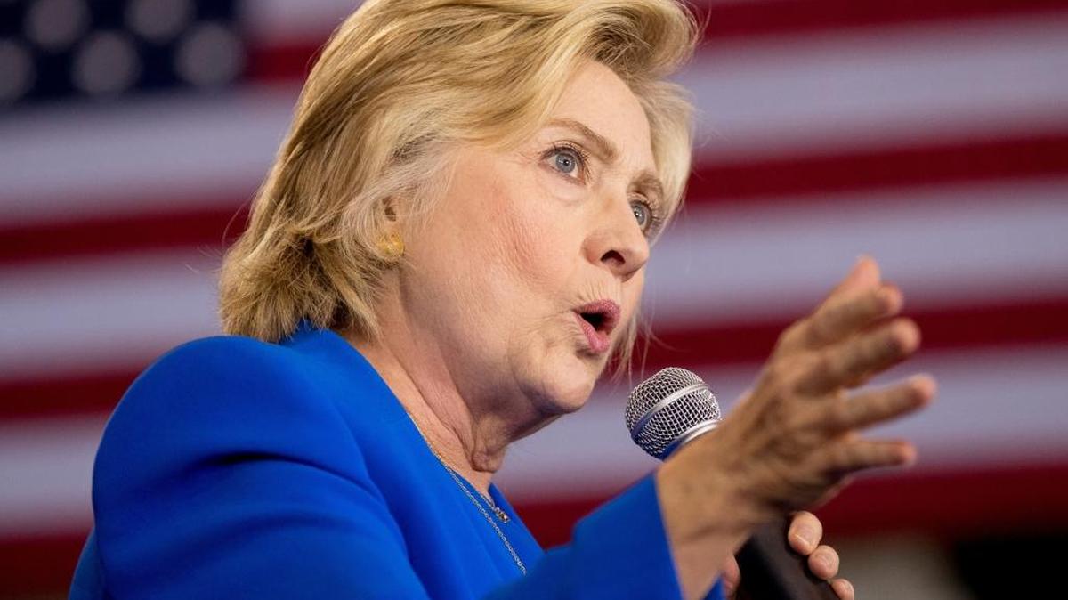 Democratic presidential candidate Hillary Clinton speaks at a rally at Johnson C. Smith University, in Charlotte, N.C., in September.