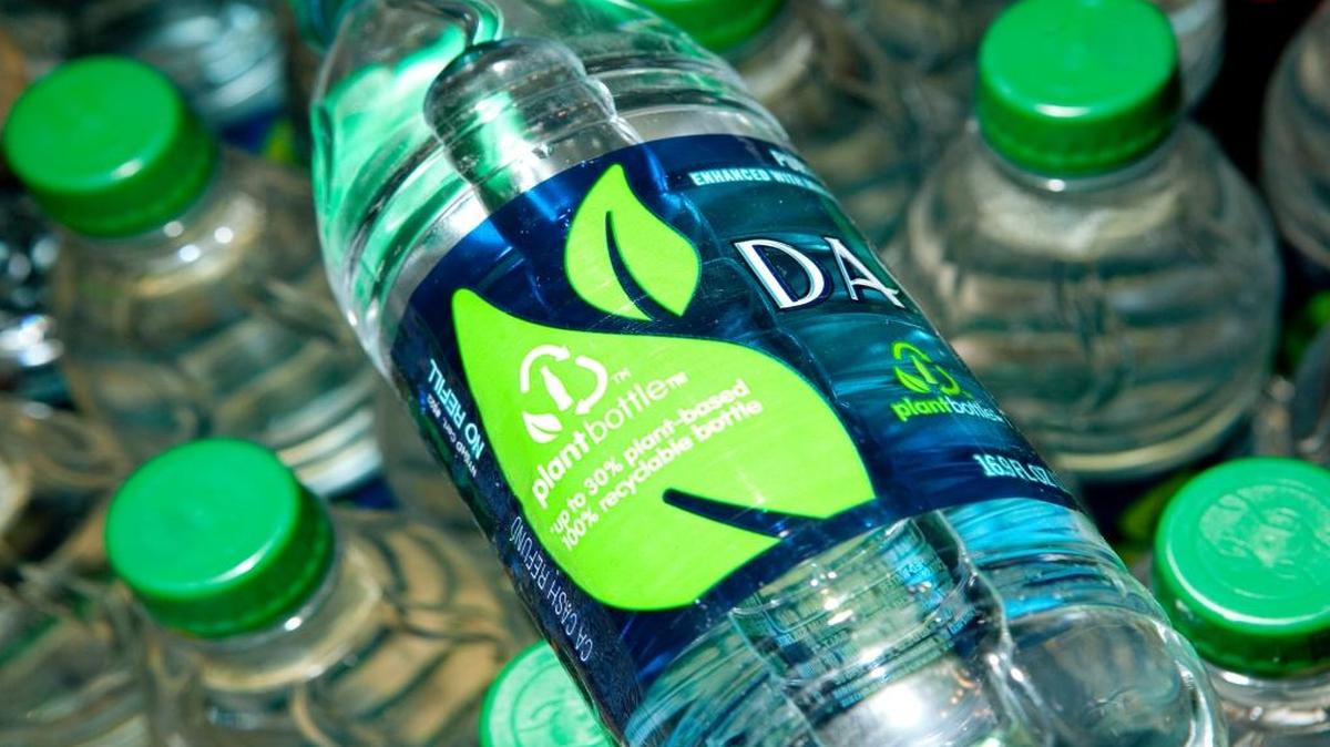 Coca-Cola’s Dasani water in a “Plantbottle.”