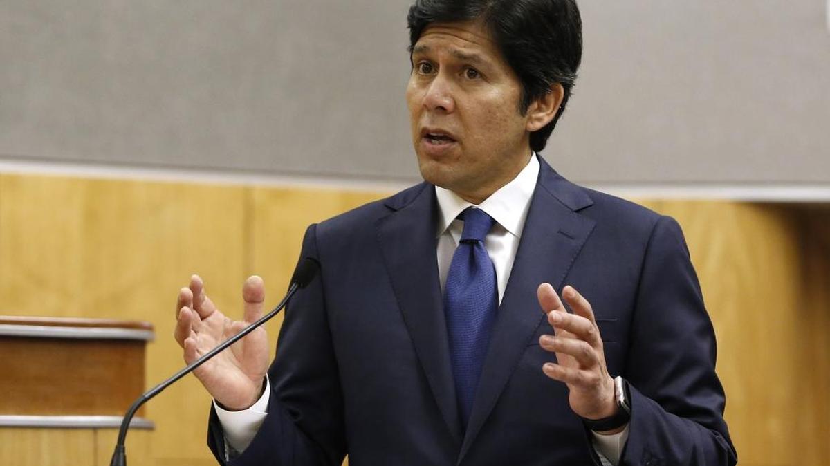 State Sen. President Pro Tem Kevin de Leon, D-Los Angeles, responds to a lawmakers question concerning his bill to prohibit local law enforcement from cooperating with federal immigration authorities during a hearing of the Senate Public Safety Committee, Tuesday, Jan. 31, 2017, in Sacramento.