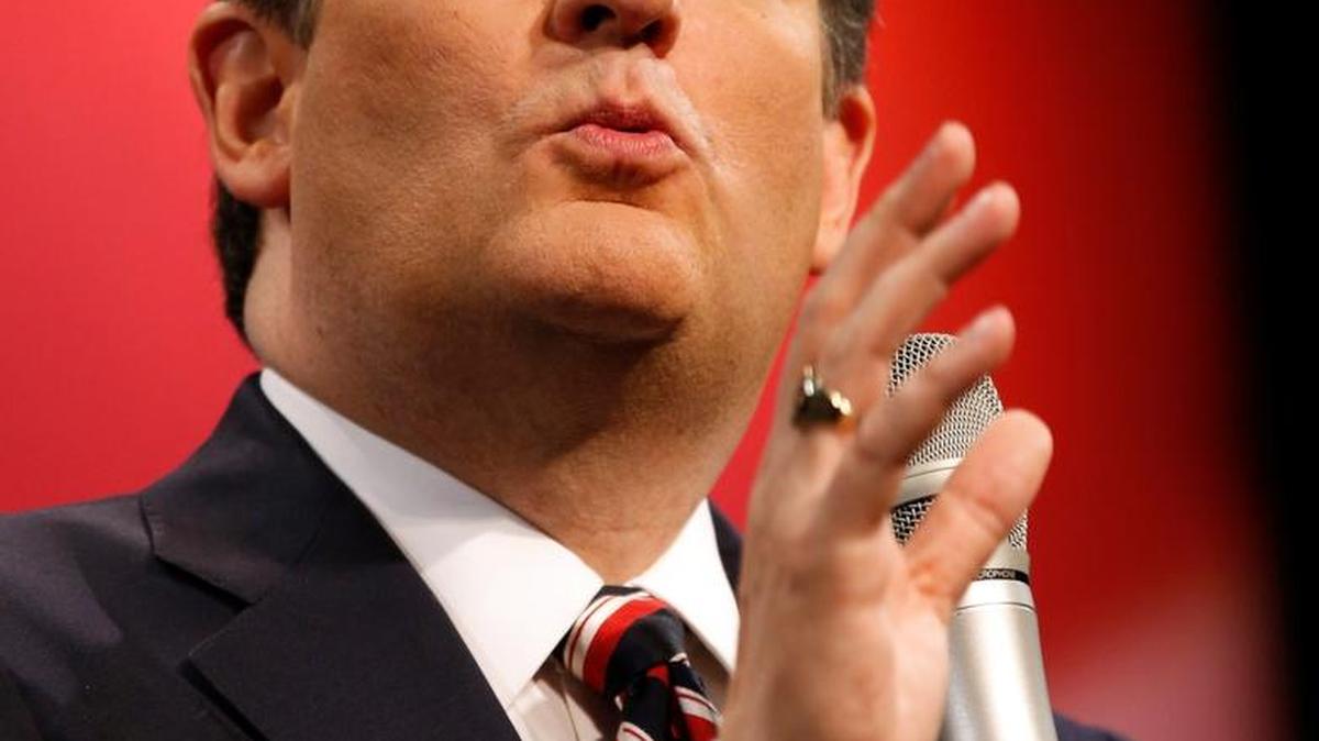 Republican presidential candidate, Sen. Ted Cruz, R-Texas, gestures during an appearance at Regent University in Virginia Beach, Va., on Friday, Feb. 26, 2016.