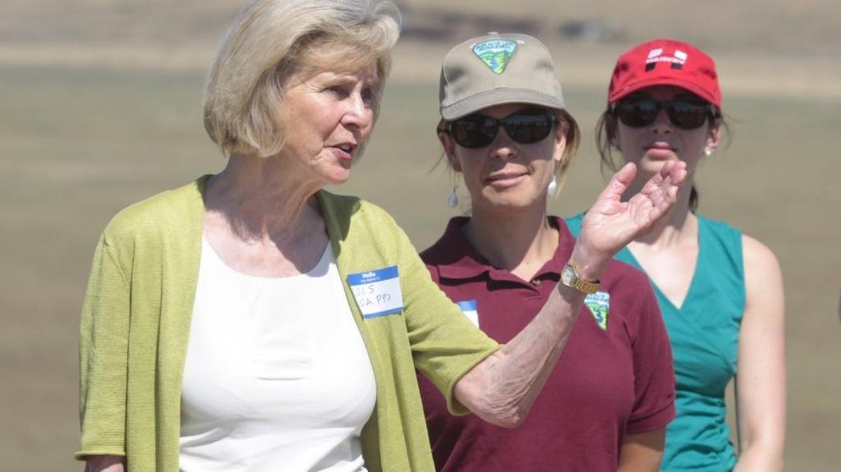 Rep. Lois Capps took part in a tour on June 1, 2016, celebrating the 15th anniversary of the creation of the Carrizo Plain National Monument.