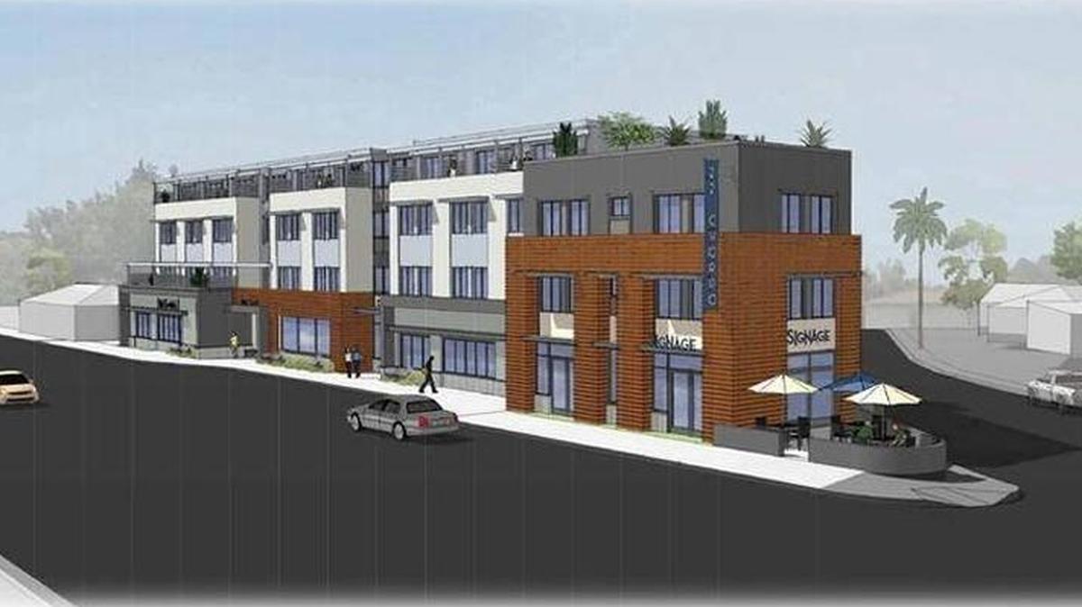 A rendering of the 22 Chorro development in San Luis Obispo.