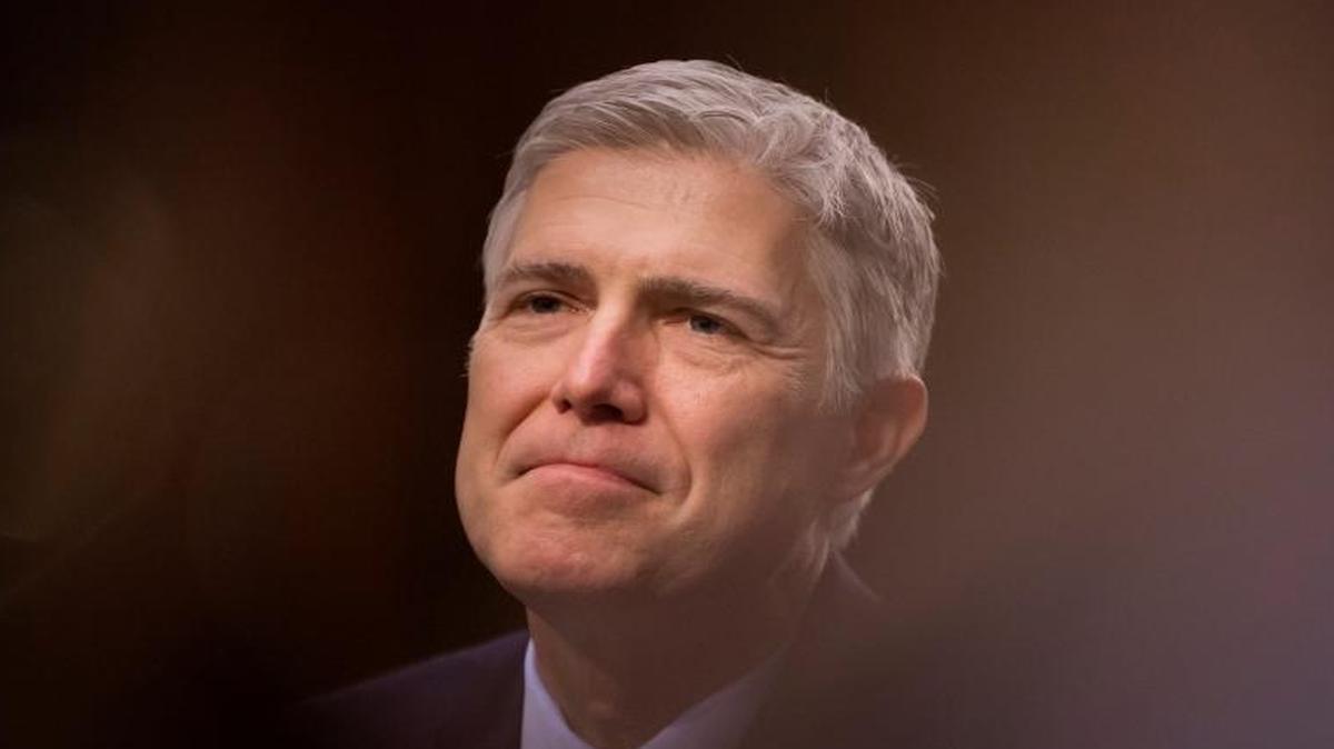 Neil Gorsuch, President Donald Trump’s pick for the Supreme Court, at his nomination hearing on Capitol Hill in Washington, D.C., on March 21, 2017.