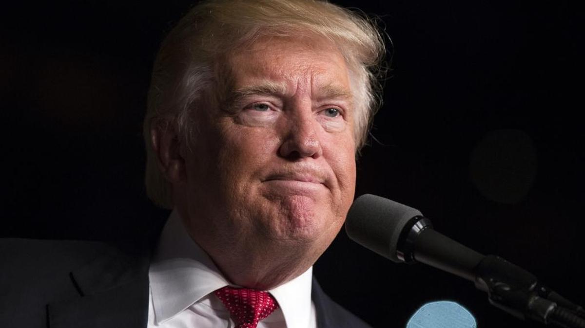 Republican presidential candidate Donald Trump speaks during a campaign rally at Germain Arena on Sept. 19 in Ft. Myers, Fla.