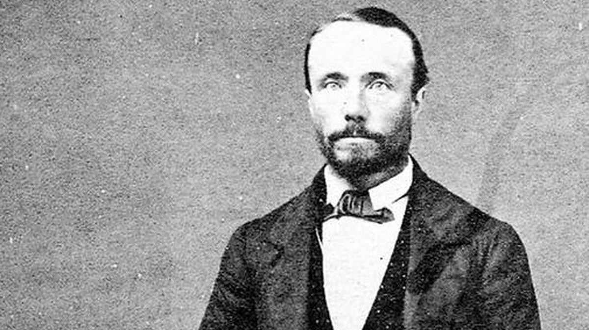 Tribune editor Walter Murray is pictured as a young attorney in 1858.