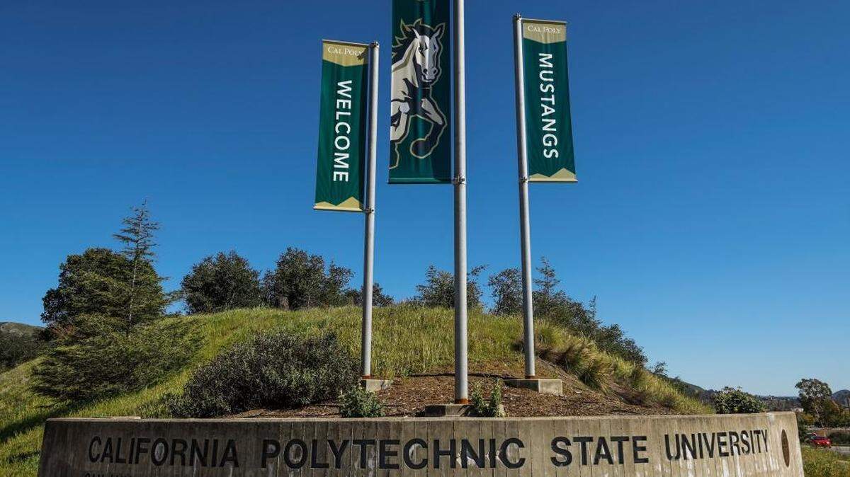 Cal Poly’s Highland entrance.
