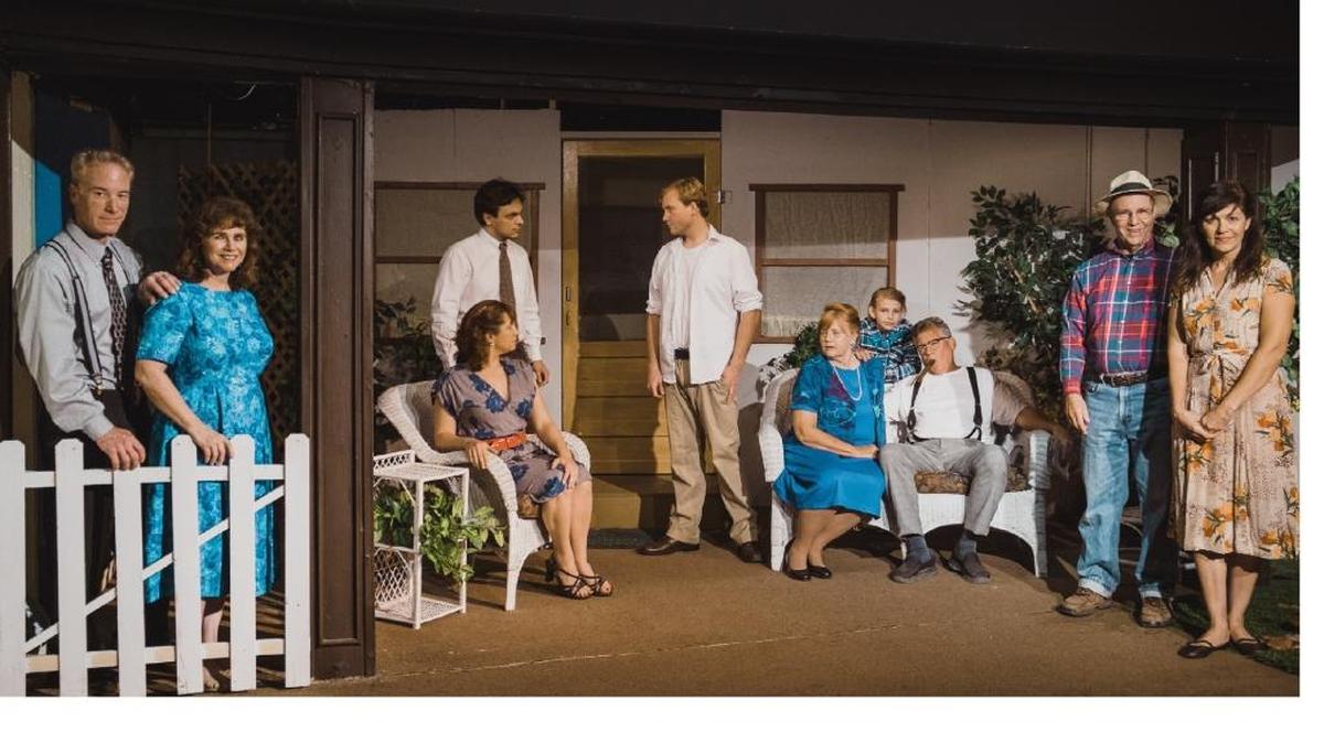 The Pewert Plough Playhouse in Cambria recently staged “All My Sons.” Here, members of the cast are pictured.
