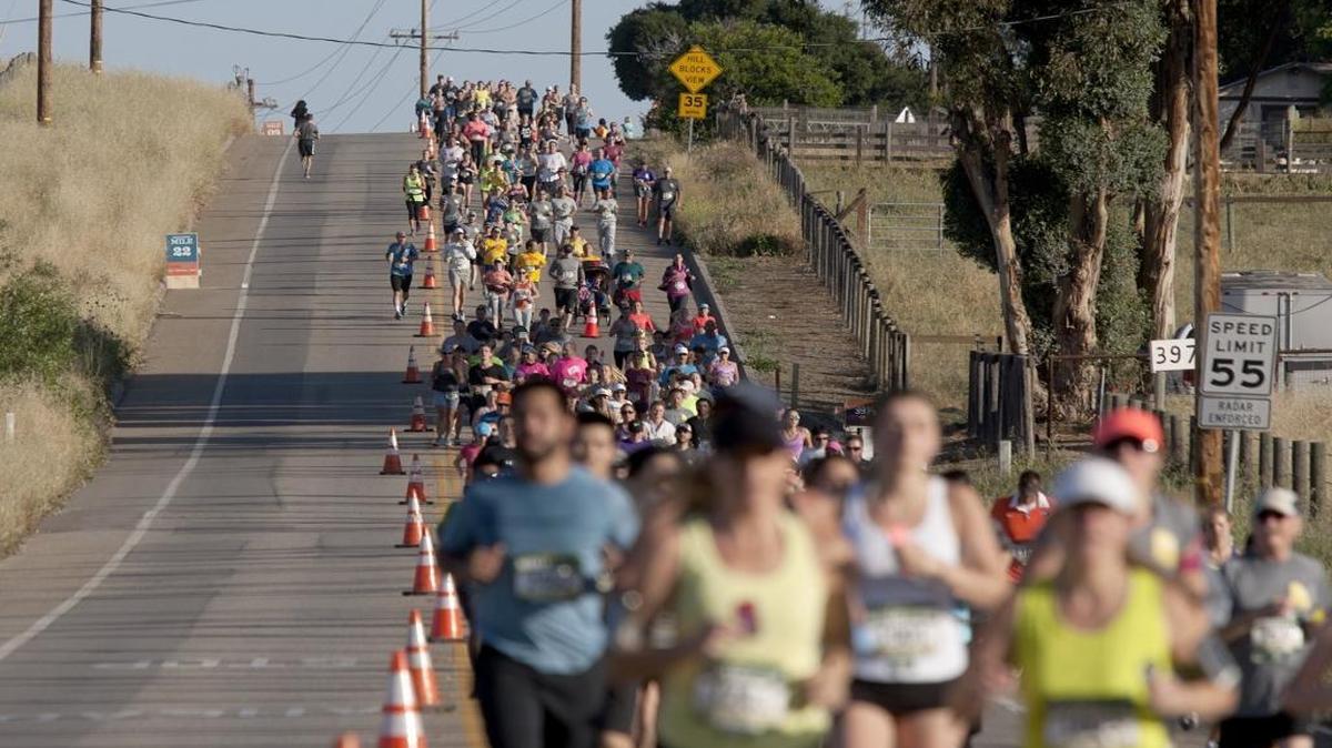 An estimated 3,000 runners are expected to compete in the 7th annual San Luis Obispo Marathon and Half on Sunday, April 29, 2018.