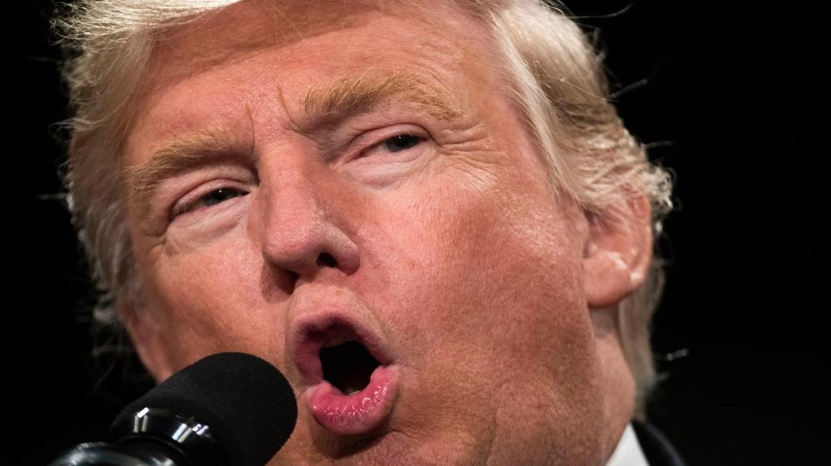 President-elect Donald Trump holds a “thank you” rally Dec. 8 in Des Moines, Iowa.
