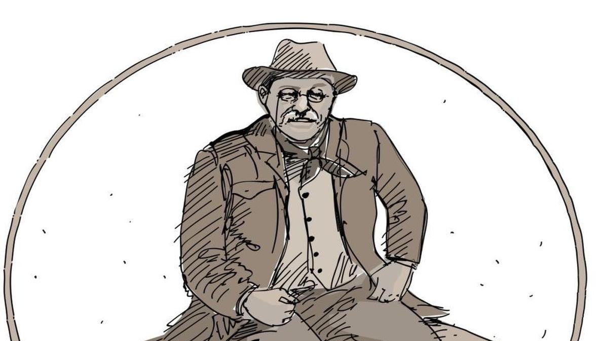 This is an artist rendition of the Theodore Roosevelt Monument proposed for Mitchell Park in San Luis Obispo.