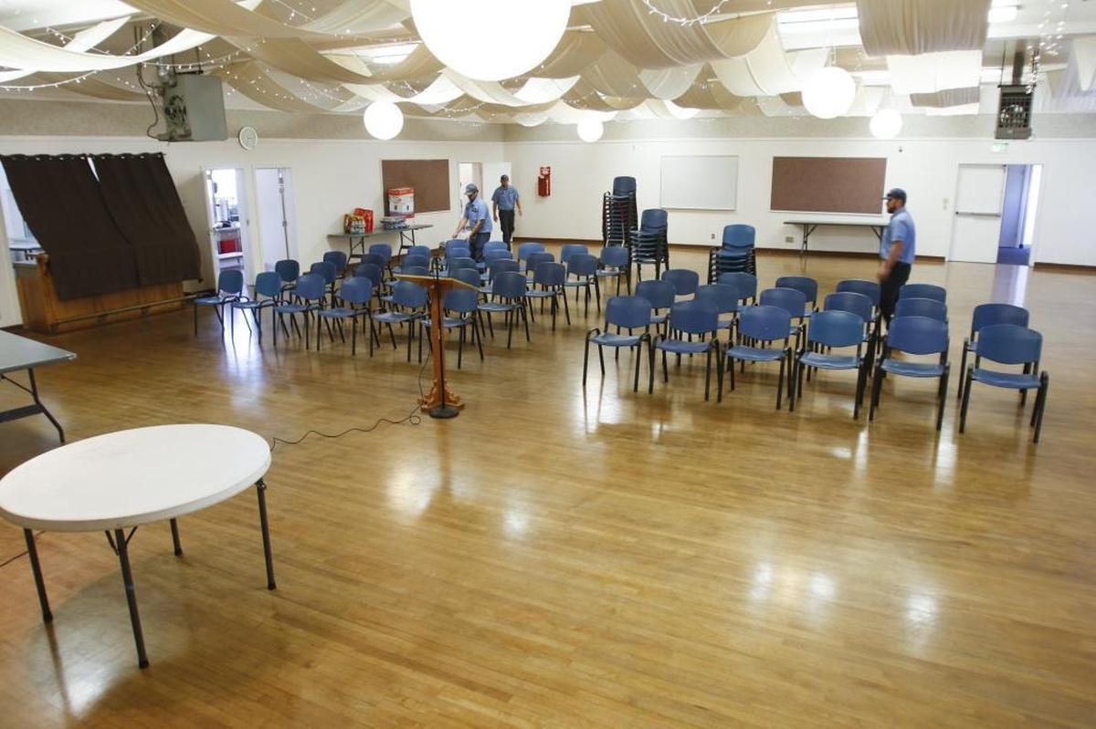 The Cayucos Veterans Memorial Lions Hall was been condemned in May 2016 as floors sagged near the ocean side of building.