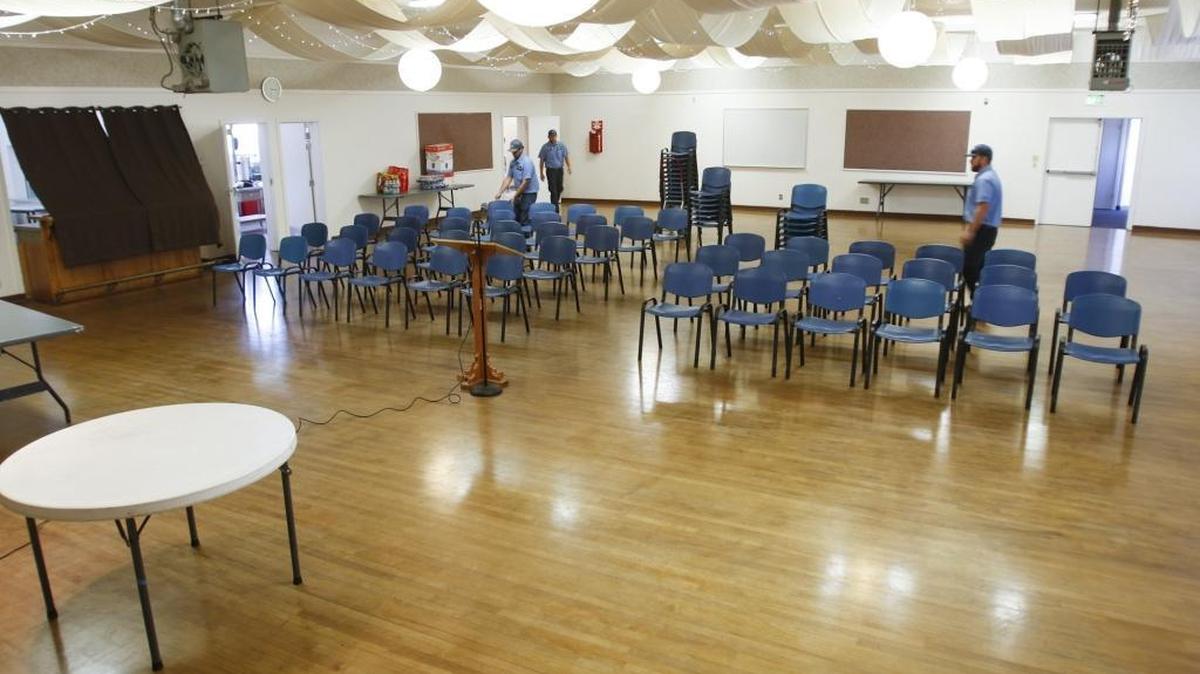 The Cayucos Veterans Memorial Lions Hall was been condemned in May 2016 as floors sagged near the ocean side of building.