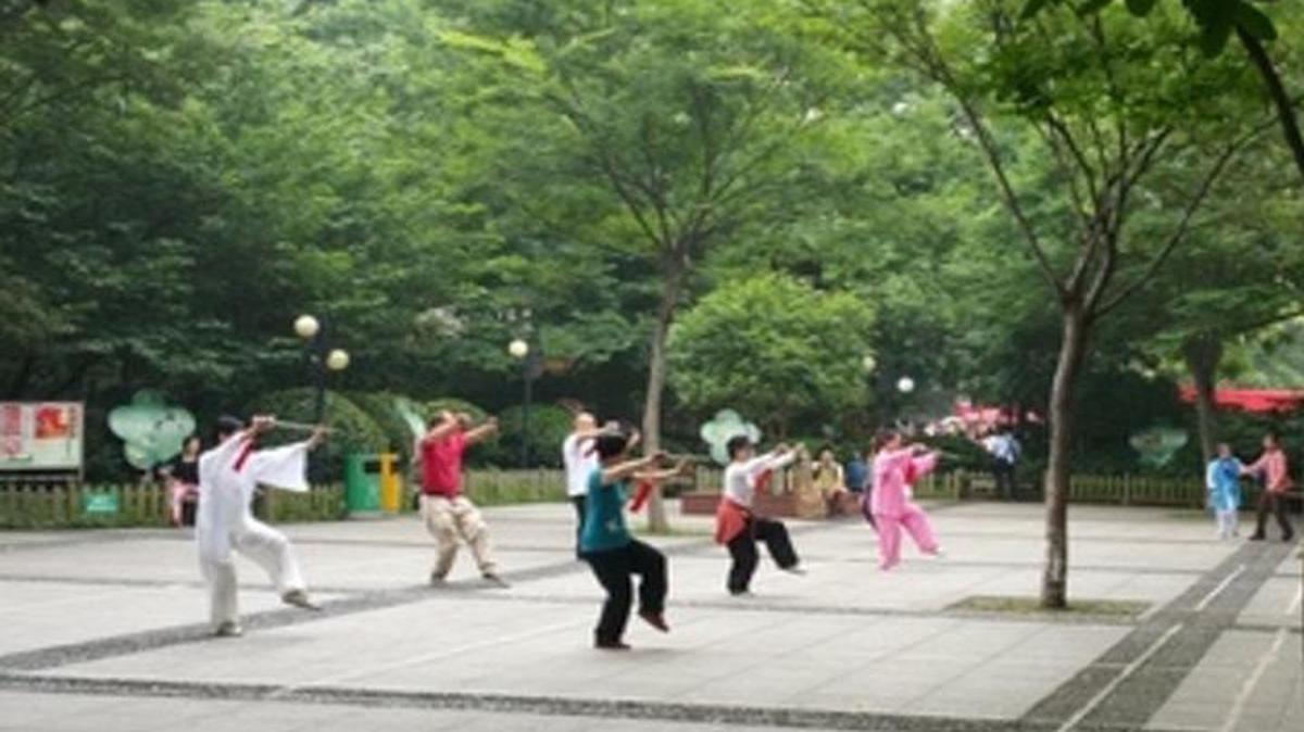 A park in Nanchang, China.