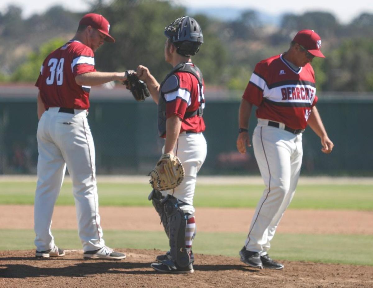 Derek Stroud (right) has retired as head baseball coach at Paso Robles High School after 20 seasons.