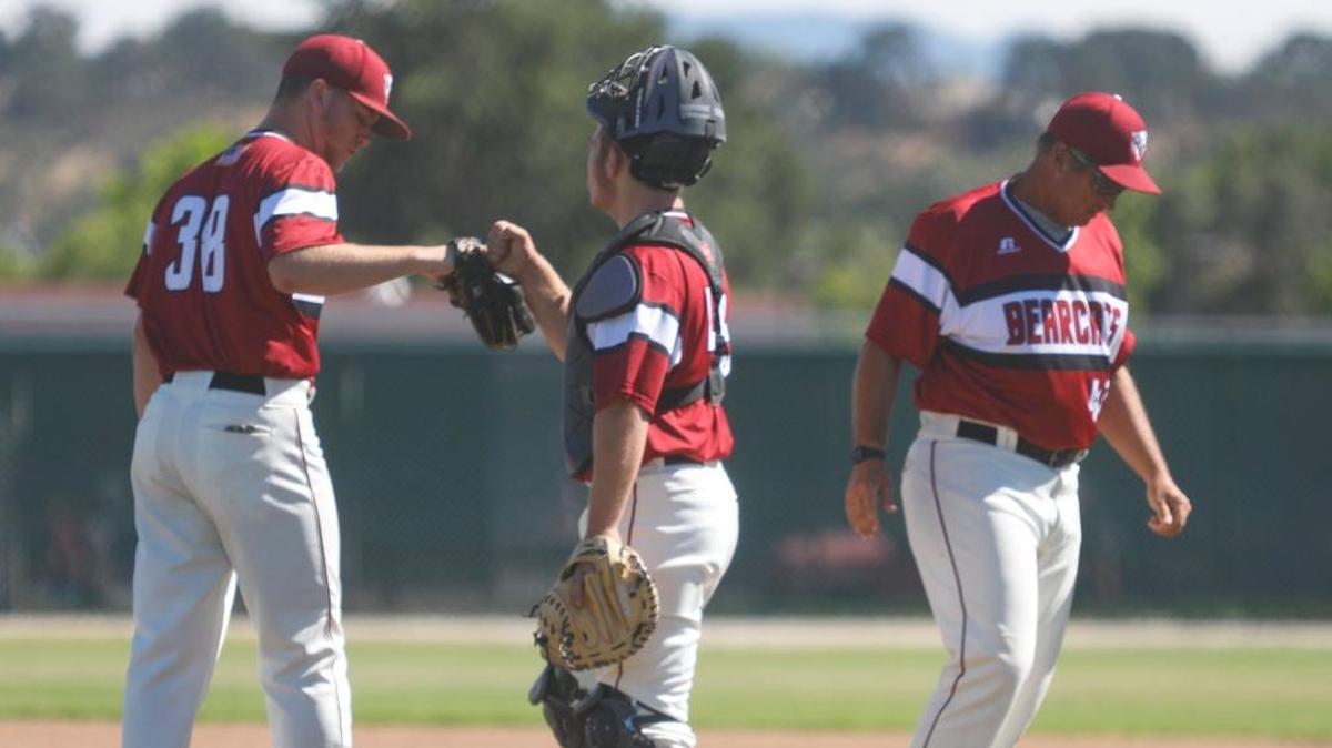 Derek Stroud (right) has retired as head baseball coach at Paso Robles High School after 20 seasons.