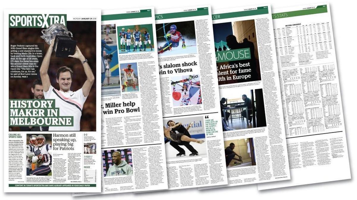 The Tribune’s new daily SportsXtra eEdition offers 20-30 pages of curated coverage across a vast range of sporting events.