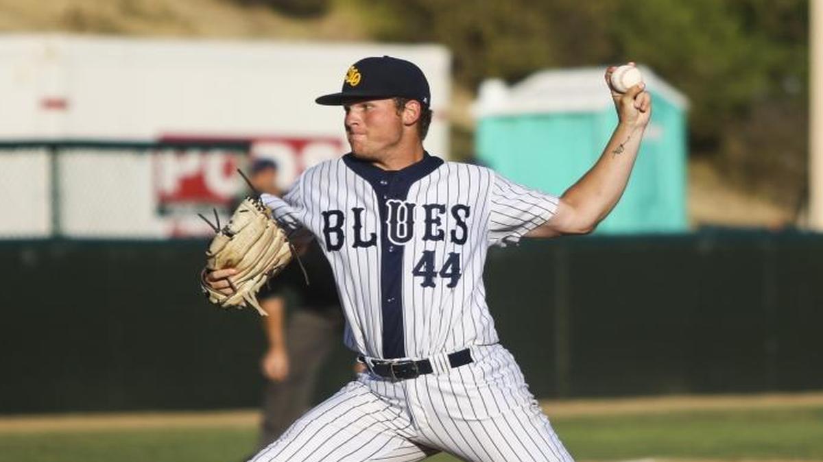 Templeton High School graduate and Gonzaga sophomore Mac Lardner is pitching for the San Luis Obispo Blues this summer.
