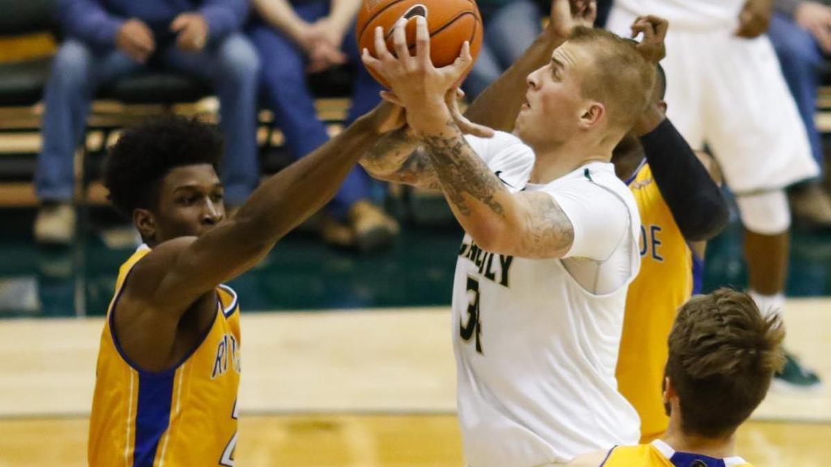 Cal Poly’s Brian Bennett scored 21 points during the Mustangs’ 72-68 loss to UC Riverside Thursday night.