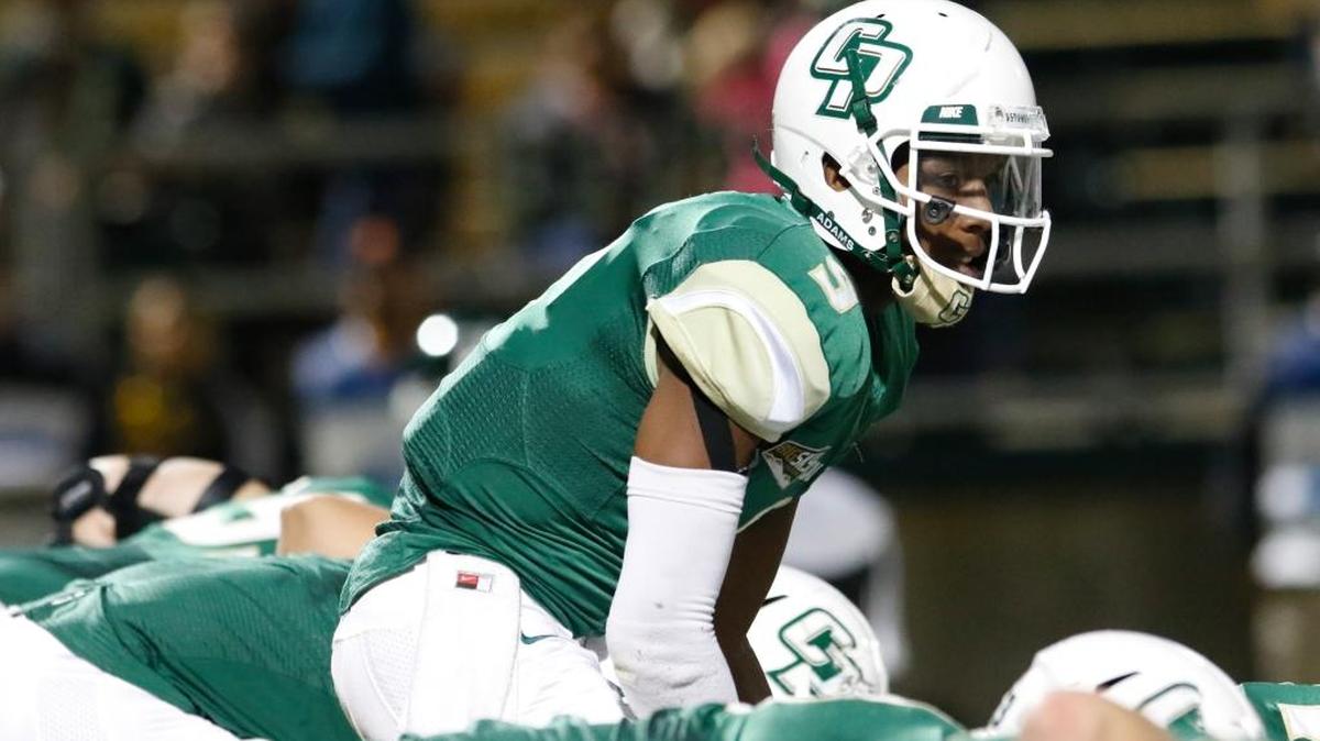 Cal Poly senior quarterback Chris Brown leads the Mustangs into their rivalry game Saturday afternoon at UC Davis.