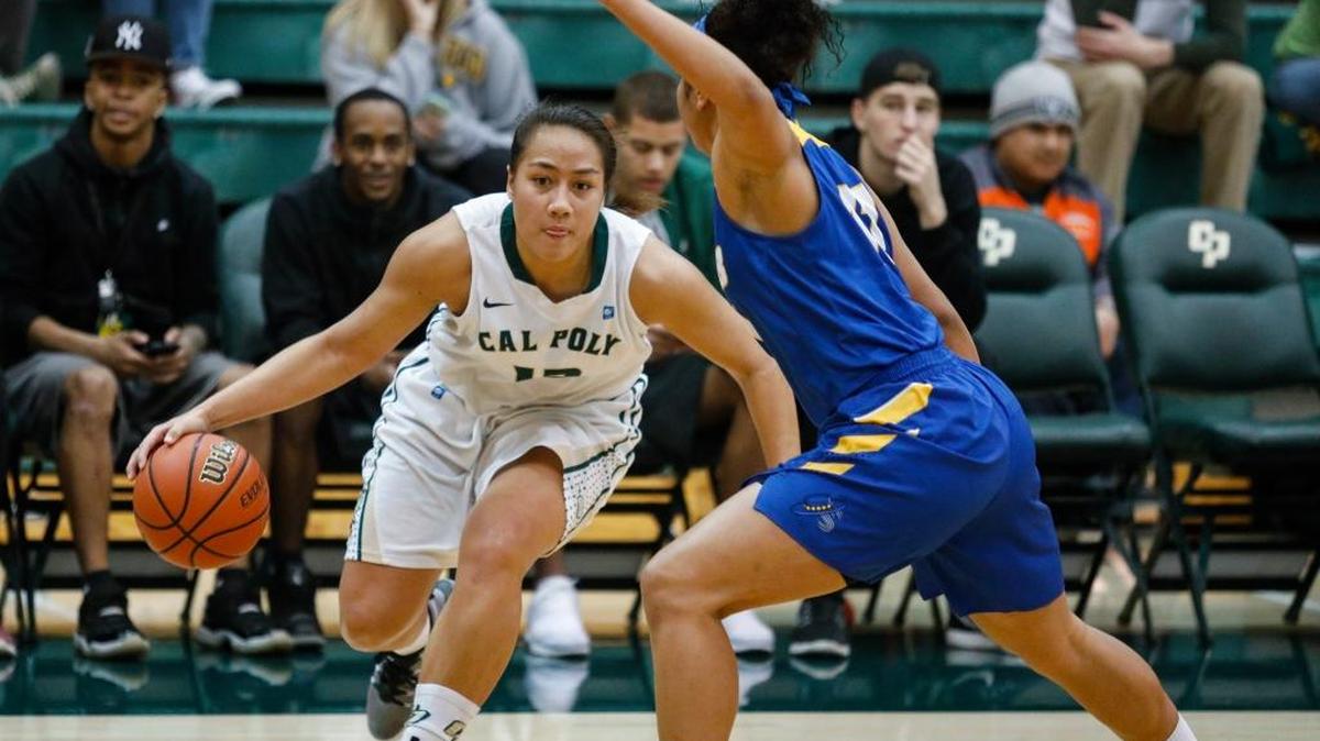 Cal Poly junior guard Dynn Leaupepe was named the Big West Conference Player of the Week for the first time in her career Monday.