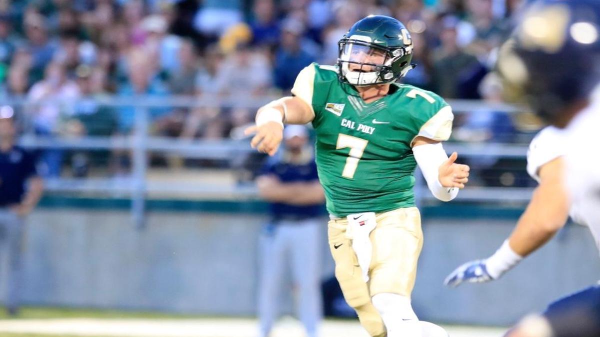 Cal Poly quarterback Dano Graves is one of several Sacramento-area natives on the Mustangs roster.