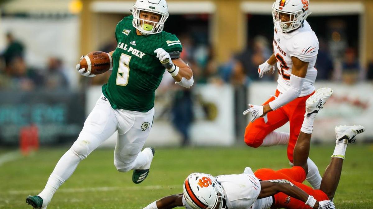 Senior fullback Joe Protheroe rushed for a career-high 260 yards, set a Cal Poly record for yards rushing in a single season and scored a touchdown as the Mustangs upset No. 24 Idaho State 37-14 on Saturday.