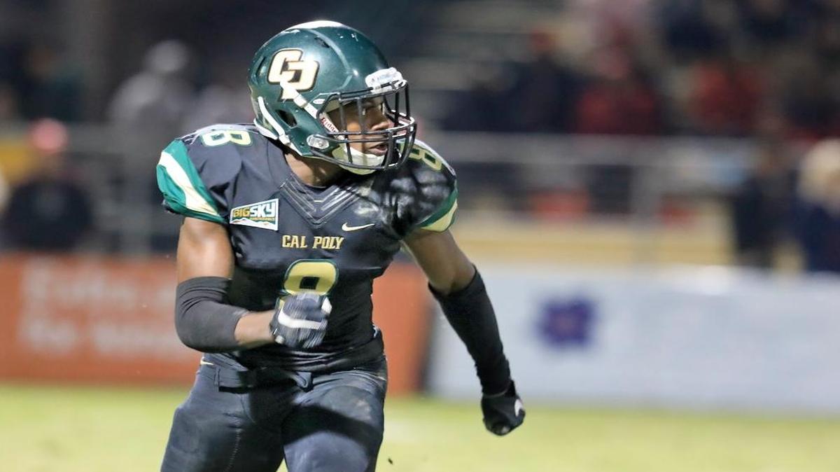 Cal Poly redshirt freshman safety Kitu Humphrey.
