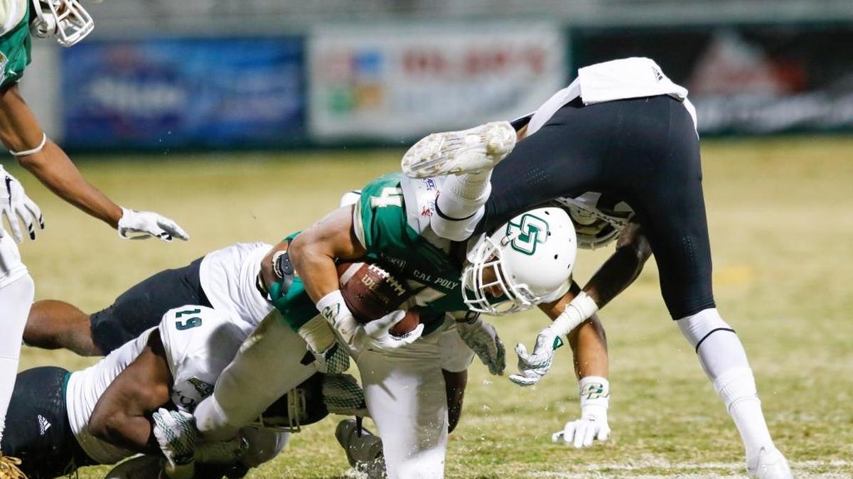 Cal Poly beats Sacramento State 36 - 14 at Alex G. Spanos Stadium, Saturday, Nov. 7, 2015.