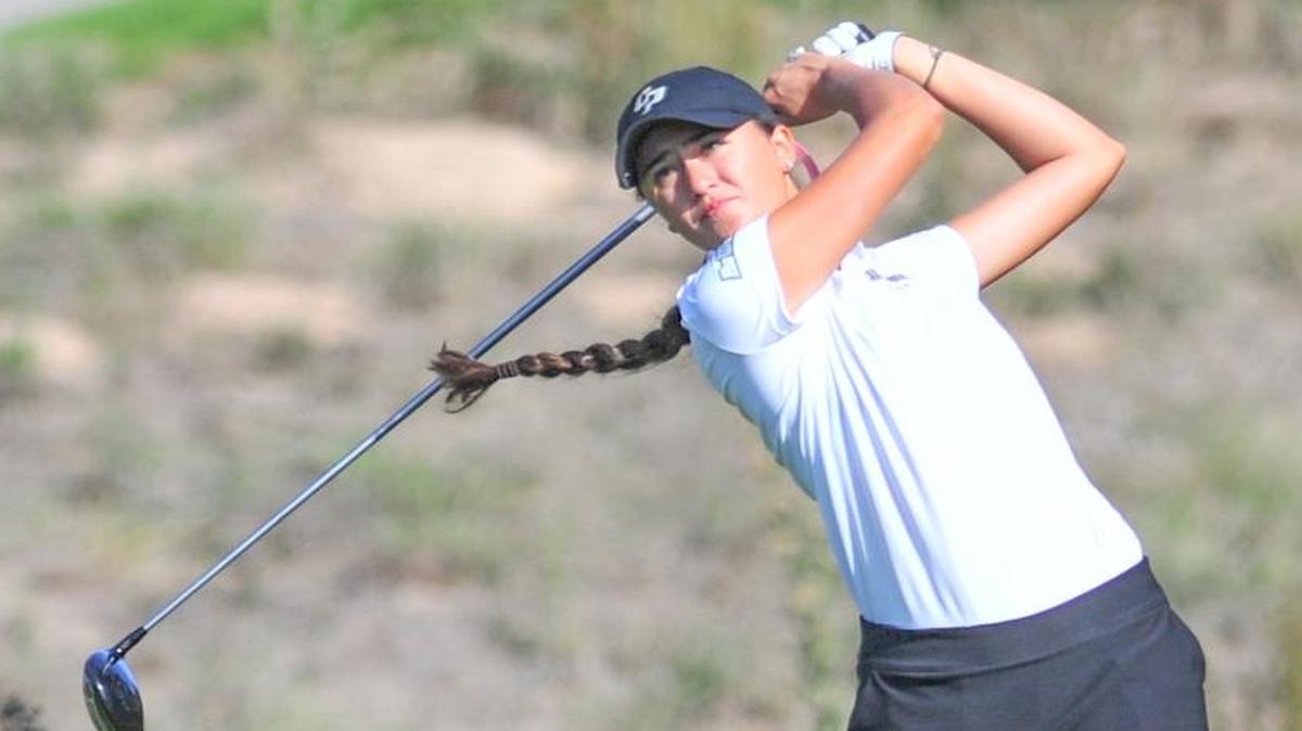 Cal Poly junior Desiree Gillaspy held a 75.1 scoring average this year, a two-stroke improvement from her sophomore season. The Mustangs are scheduled to compete at the Big West Conference championships Sunday through Tuesday in Riverside.