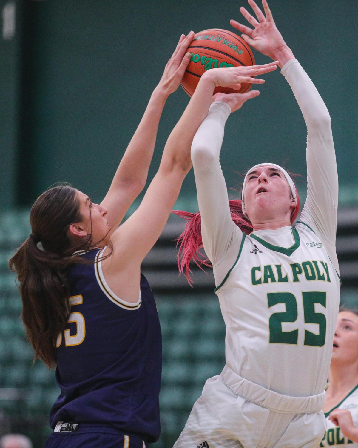 Kirsty Brown was one of the leading scorers Friday as the Cal Poly women’s basketball team played UC Irvine.