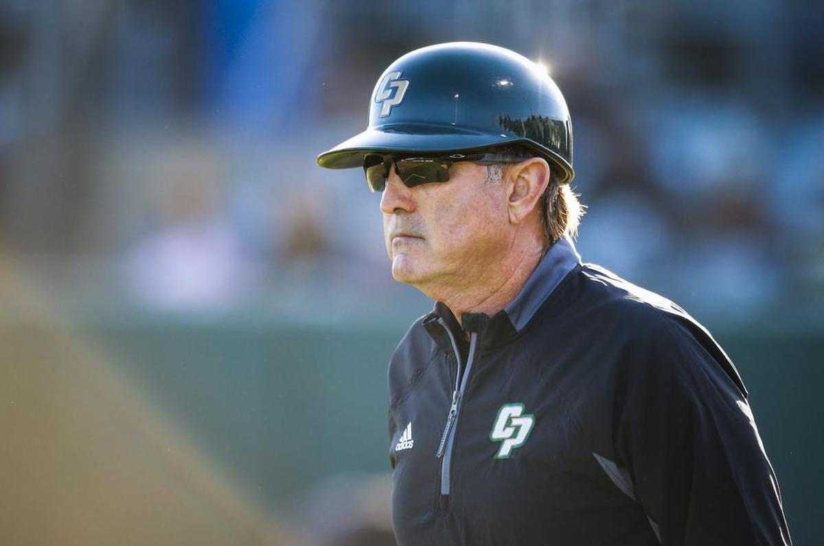 Cal Poly baseball head coach Larry Lee.