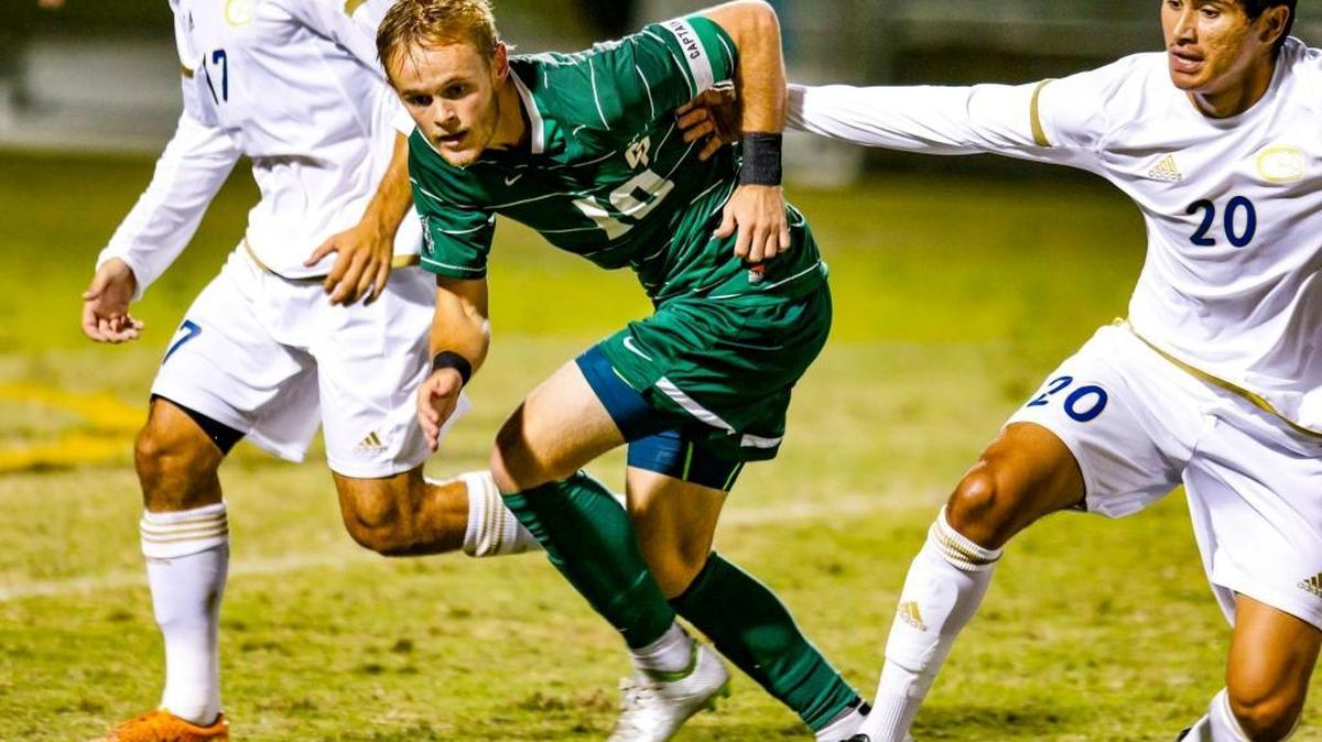 Senior midfielder Chase Minter was selected as the Cal Poly Male Athlete of the Year Thursday night.